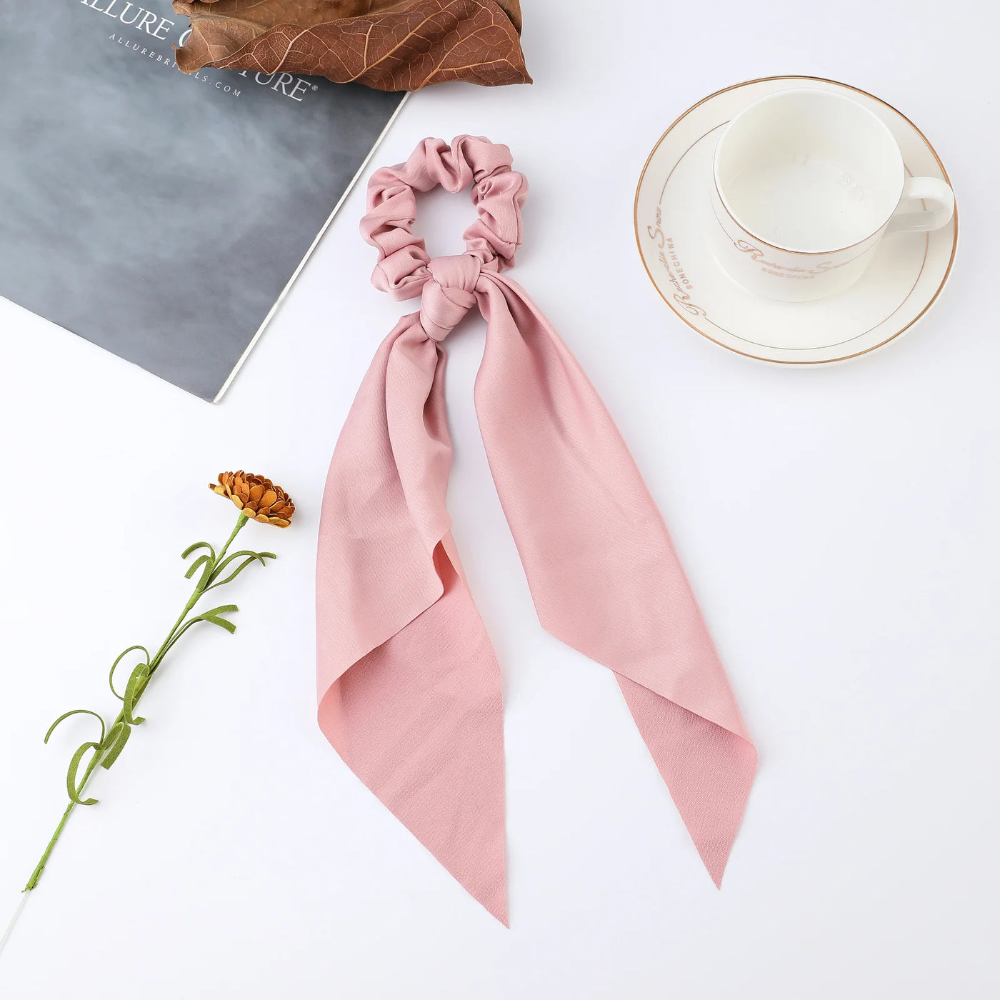 Satin Hair Scarf Scrunchie | OWNLUXE