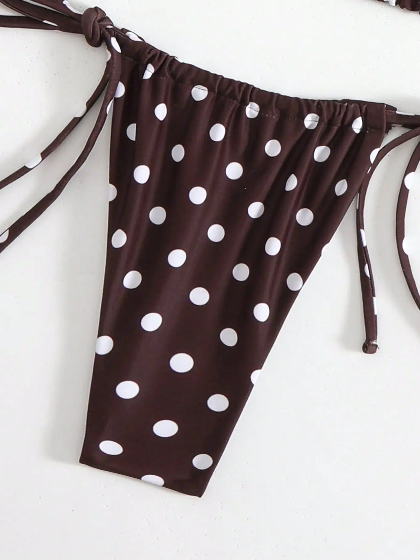 Polka Dot Mini Halter Tankini Set | OWNLUXE