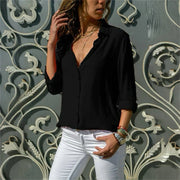 Long-Sleeve Oversized Blouse | OWNLUXE