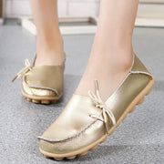 Women's Leather Plus-Size Loafers (Khaki) – Shop at OWNLUXE