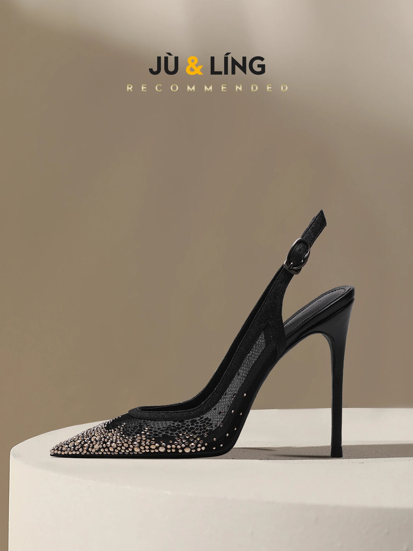 Women's High-Heel Mesh High Heels (Naked 8Cm) | OWNLUXE