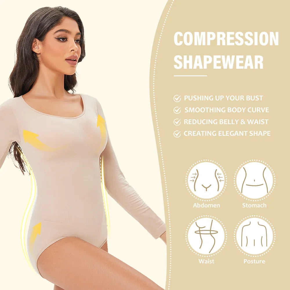 Firm Control Shaping Bodysuit – Cupless Wire-Free Smoother