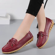 Women's Leather Sneakers (Winred) – Shop at OWNLUXE