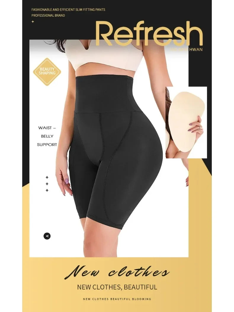 BBL Butt Lifter Shapewear Shorts - Foam Padded Hip Enhancer