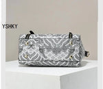 Load image into Gallery viewer, Luxury Designer Tote Bag - Bow Detail Shoulder Handbag
