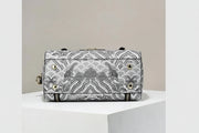 Women's Luxury Designer PU Leather Shoulder Bag - Casual Tote with Bow Decoration