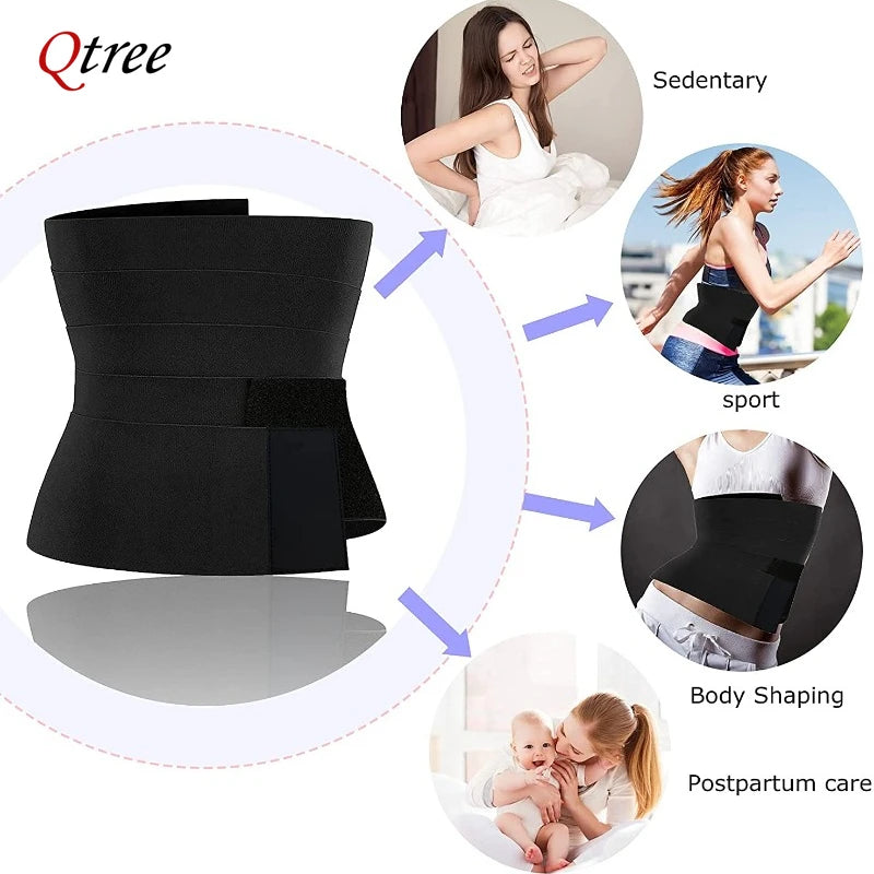 Qtree Body Shaper Sweat Waist Trainer | OWNLUXE