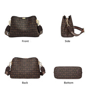 Spacious Leather Retro Bucket Bag | OWNLUXE