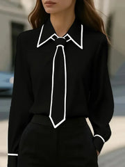 Tie Blouse | OWNLUXE