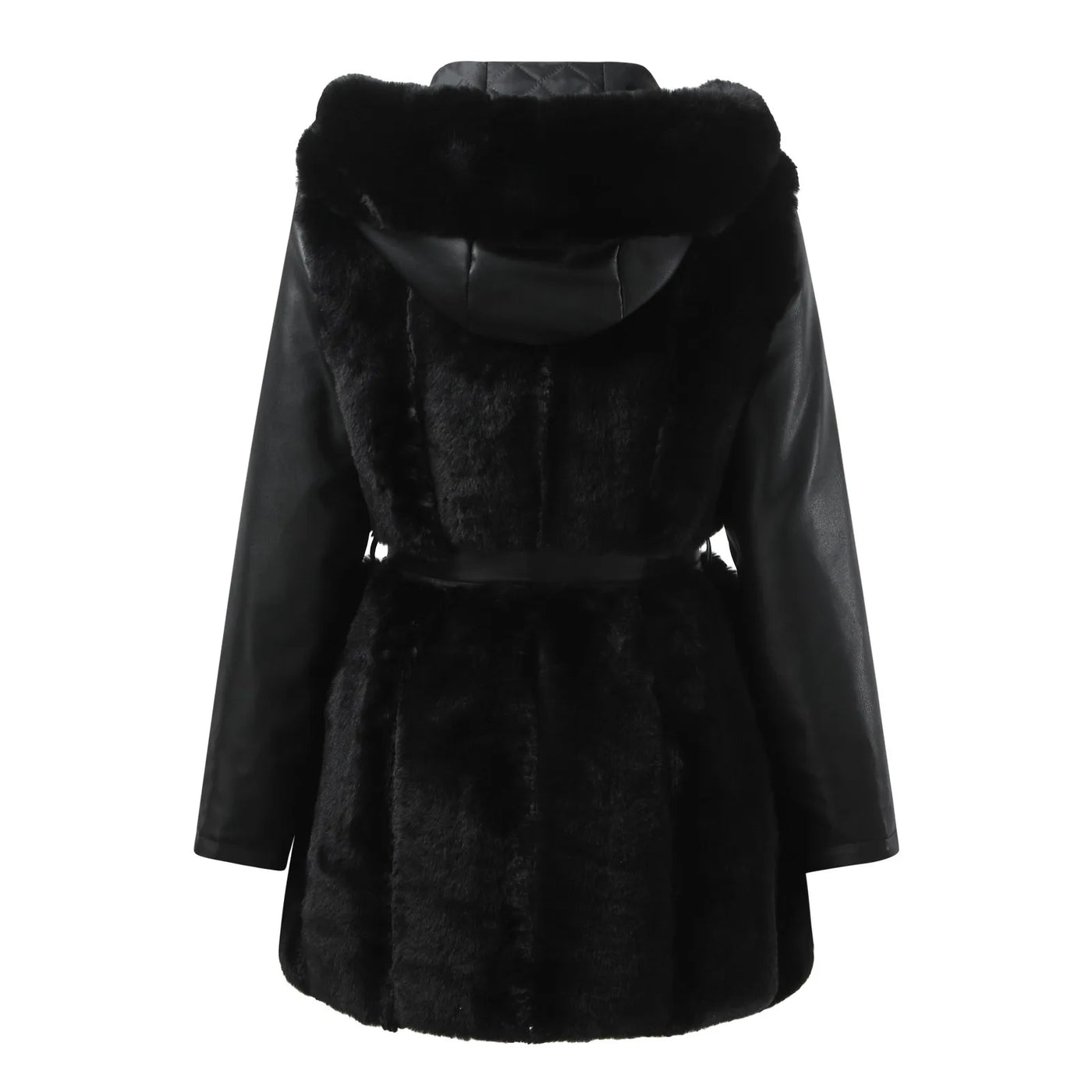 Zip-Up Fleece Hoodie - Warm Plush Jacket with Pockets for Women