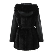 Zip-Up Fleece Hoodie - Warm Plush Jacket with Pockets for Women