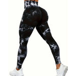 Load image into Gallery viewer, Seamless High-Waist Push-Up Yoga Leggings – Stretchy, Breathable &amp; Form-Fitting
