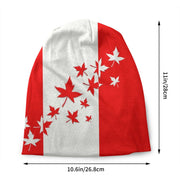 Canadian Flag Beanie – Unisex Winter Knitted Hat Canadian Patriotic | OWNLUXE