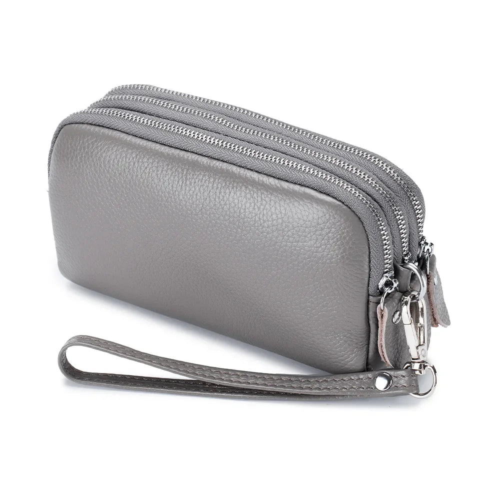 Spacious Genuine Leather Long Wallet | OWNLUXE