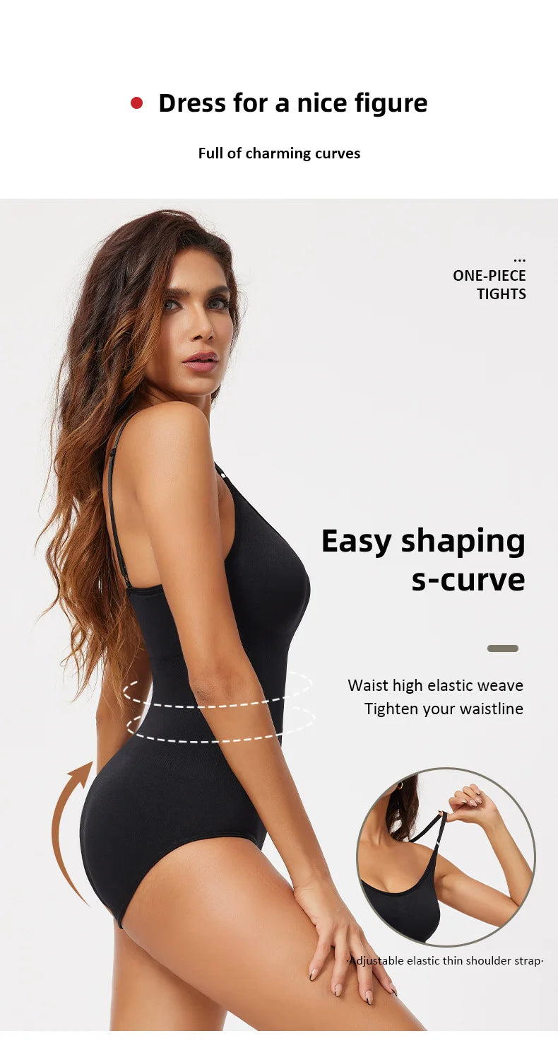 Seamless Full Body Shaper – Butt Lifter Bodysuit