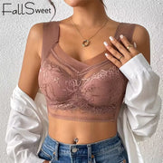 Wire-Free Push-Up Lace Bralette | OWNLUXE