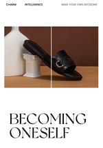 Load image into Gallery viewer, Summer Mule Slippers - Women's Lightweight Microfiber Style
