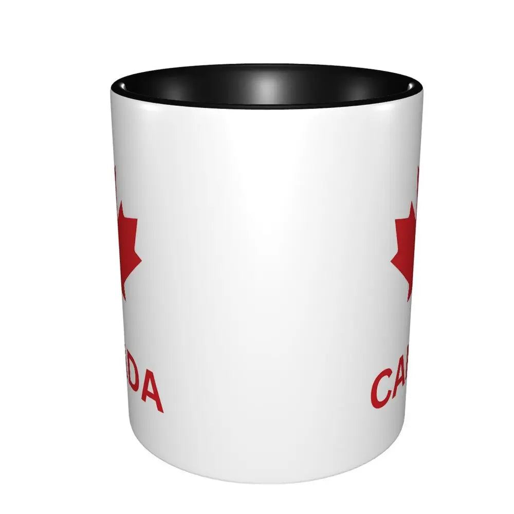 Canada Canadian Maple Leaf Roundel Mug Funny Ceramic Coffee Cups Tea Mugs Milk Cup Drinkware Gift for Friends