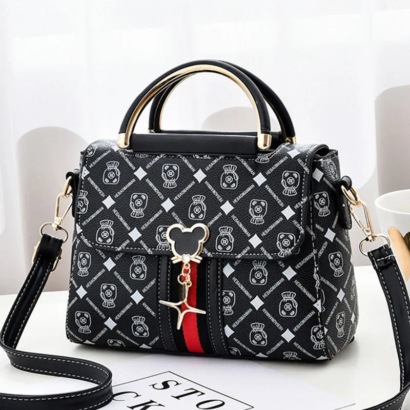 Soft PU Tote & Crossbody Bag – Versatile Flap Handbag