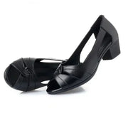 Women's Leather Pumps Black – Shop at OWNLUXE