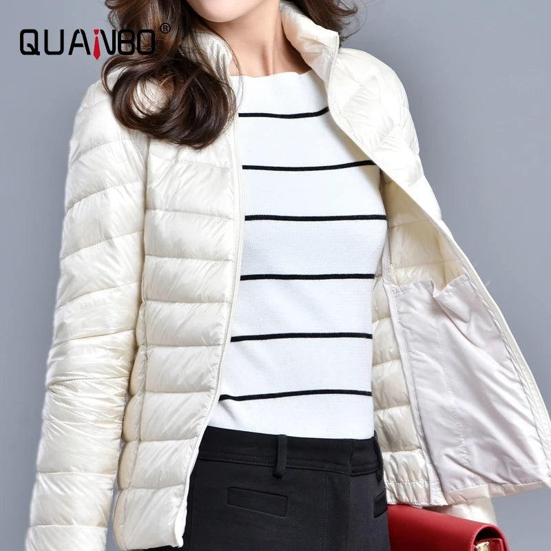 Women Spring Jacket Fashion Short Ultra Lightweight | OWNLUXE