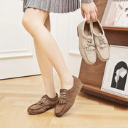 Women's Square Toe Loafers (Brown) – Shop at OWNLUXE