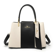 Soft Leather Shoulder Bag - Large Capacity Minimalist Tote for Women