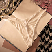 Ice Silk Leopard Print G-String Thong | OWNLUXE