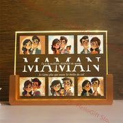 Personalized 3D Acrylic LED Night Light — Custom Name Gift for Family | OWNLUXE