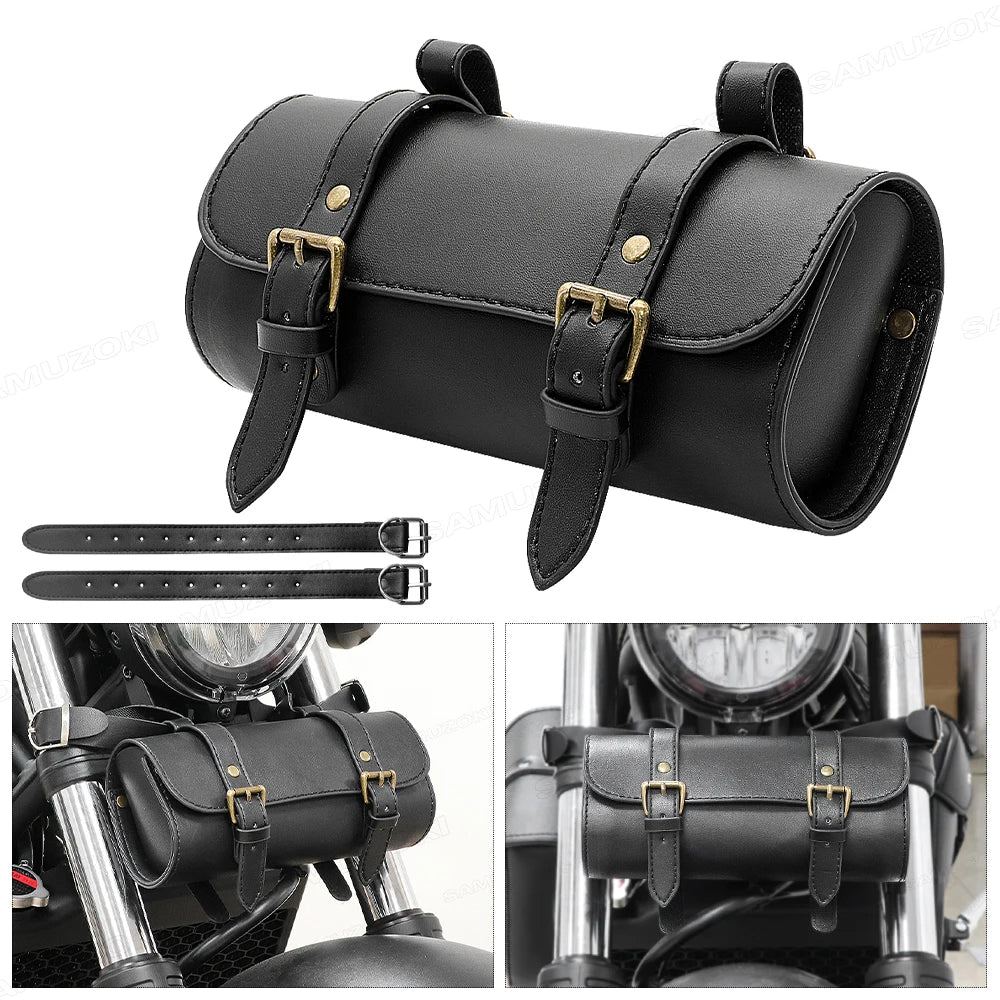 Motorcycle Fork Tool Bag – Multi-Position Saddle Storage