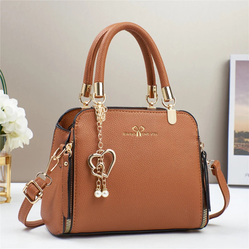 New Soft Leather Luxury Handbags Women's Bags Designer 3 Layer Shoulder Crossbody Sac Ladies Large Capacity Shopping Tote Bags