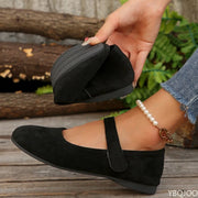 Women's Round Toe Retro Flats – Shop at OWNLUXE