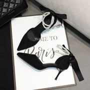 Women's Pointed Toe Pumps (Black 9cm) | OWNLUXE