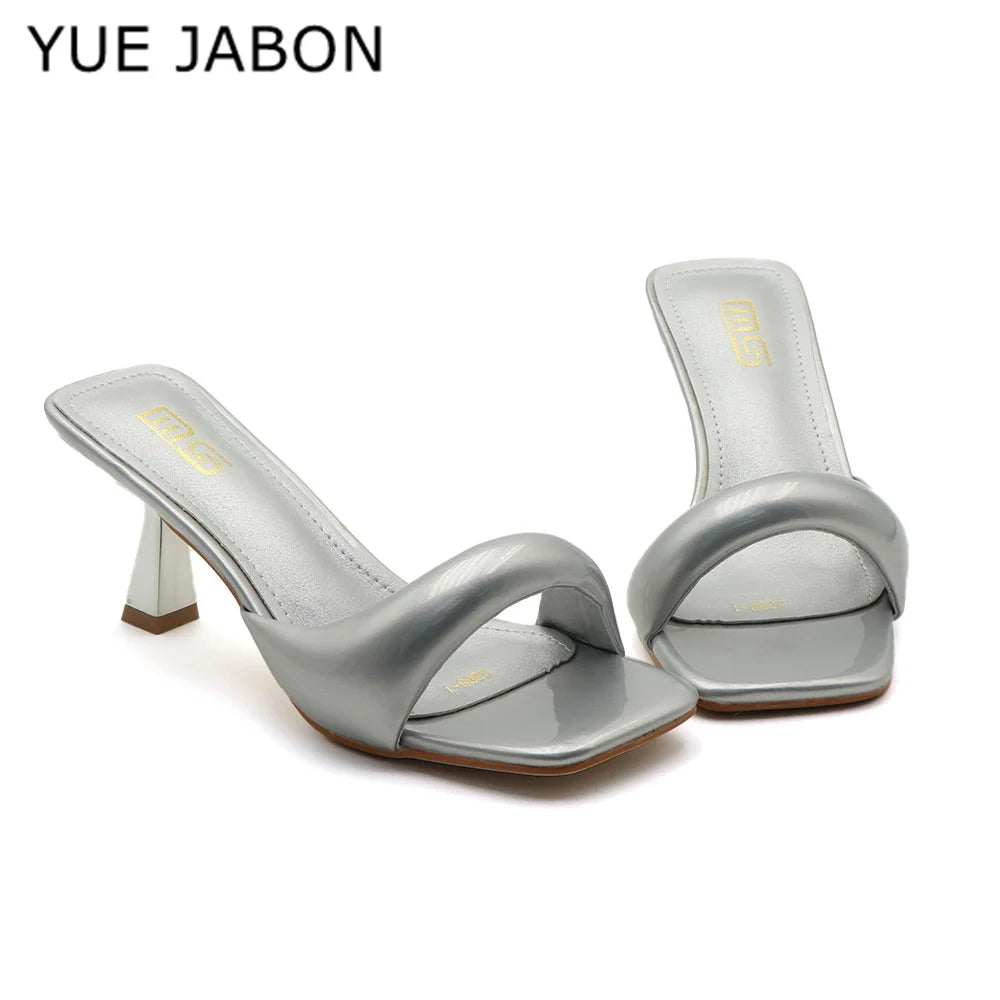 Women's Open Toe Square Toe High Heel Pumps – Shop at OWNLUXE
