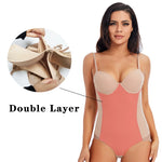 Load image into Gallery viewer, Silk-Feel Shaping Bodysuit – Smooth Tummy Control Lingerie
