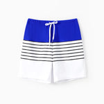 Load image into Gallery viewer, Matching Family Swimwear – Striped Summer Vacation Set | Maillots de bain assortis pour la famille – Ensemble rayé d&#39;été
