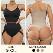 Medium Control Seamless Bodysuit Shaper – Wire‑Free