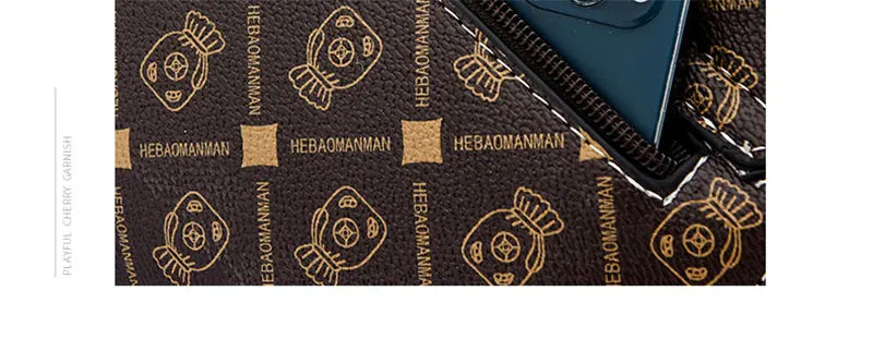 Luxury Designer Shoulder Bag - Women's Printed Monogram Tote Handbag