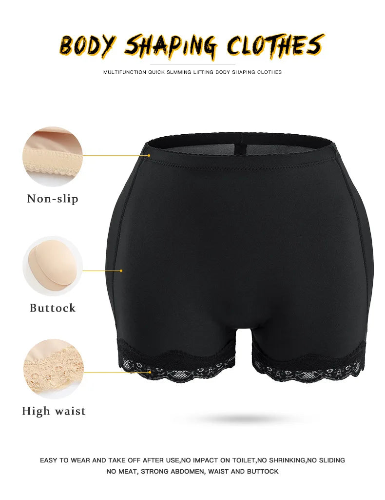 Butt Lifter Control Panties – Padded Shaping Underwear