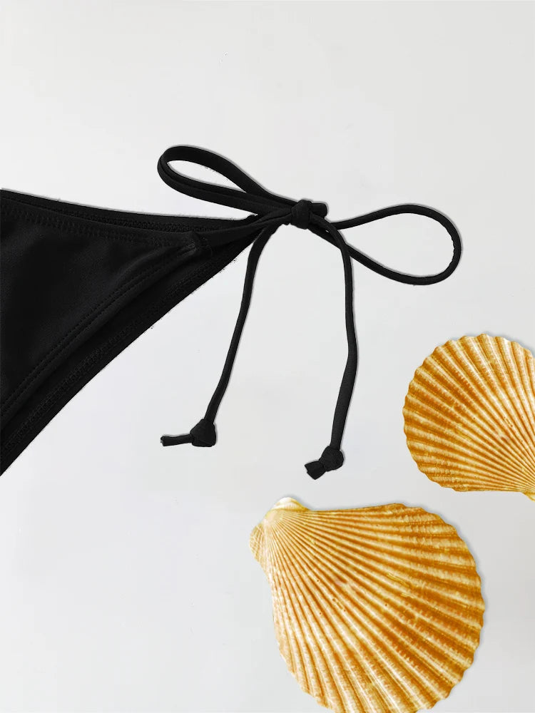 Thong Swimsuit Bikini Set | OWNLUXE