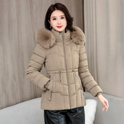 Women's Hooded Puffer Jacket (Light Green) | OWNLUXE