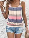 Women's Striped Colour Block Top | OWNLUXE