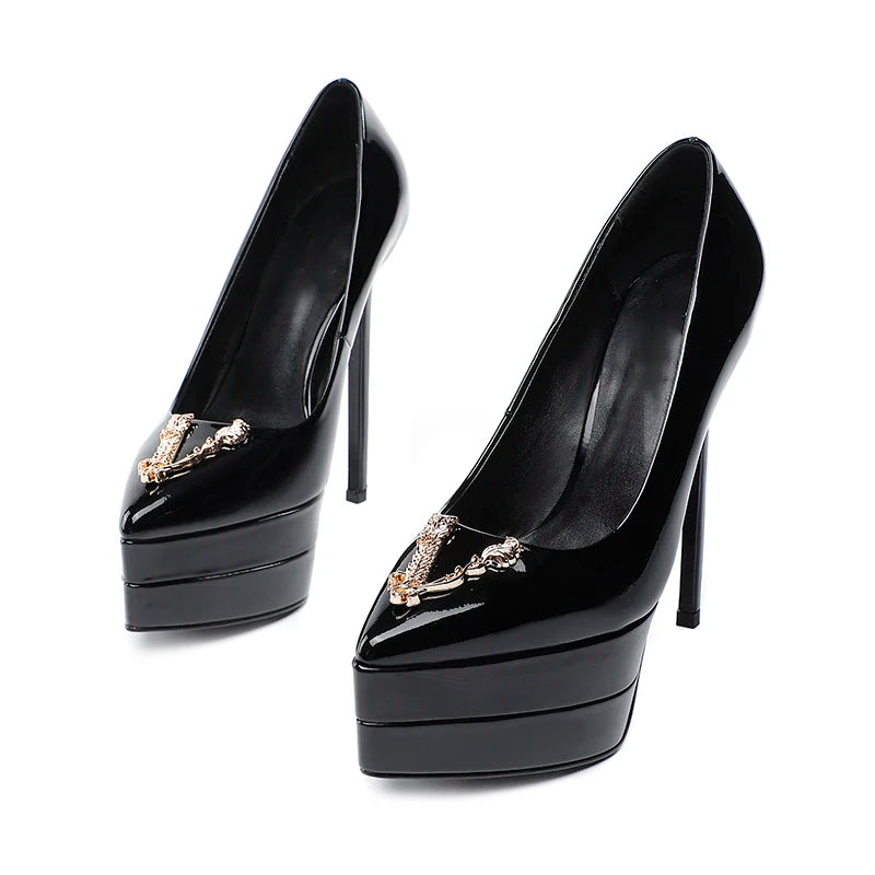 Women's Leather Stiletto Heels – Shop at OWNLUXE