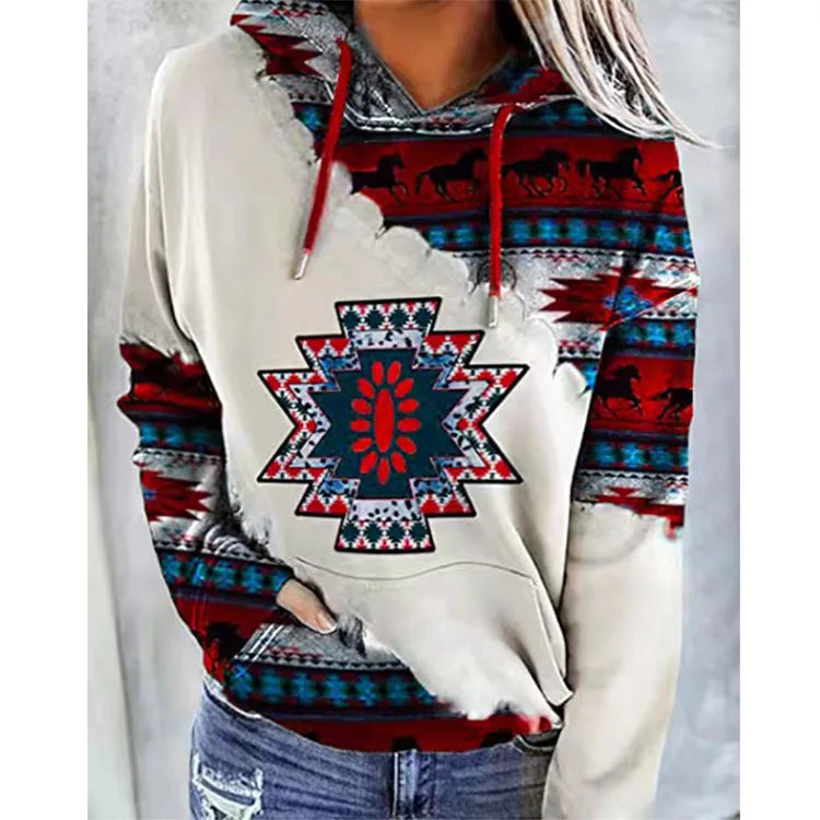 Women's Long Sleeve Hooded Hoodie | OWNLUXE
