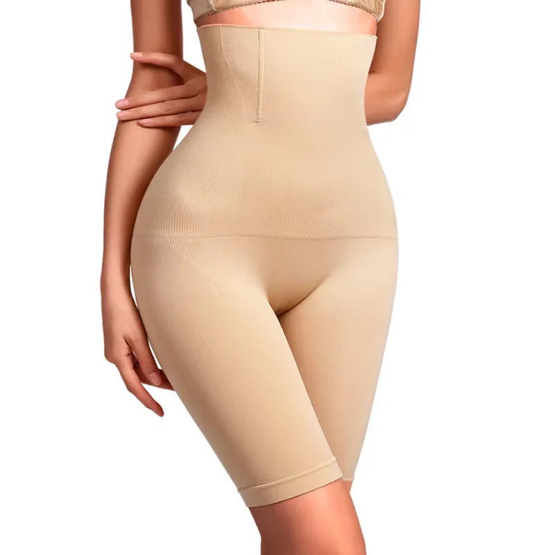 High-Waist Tummy-Control Butt-Lifting Seamless Shorts | OWNLUXE