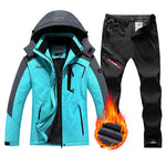 Load image into Gallery viewer, Women’s Waterproof Ski Jacket – Warm Hooded Snow Shell
