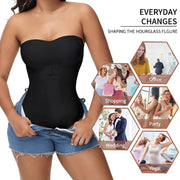 Shaping Bodysuit with Bra Lifter & Removable Straps - Tummy Control Thong | OWNLUXE