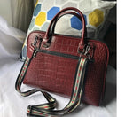 Load image into Gallery viewer, Motaora 2025 Women's Bag Leather Briefcase For 14-inch Laptops Women Professional Business Shoulder Bag Fashion Solid Handbags
