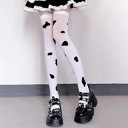 Cow Thigh-High Stockings | OWNLUXE