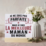 Load image into Gallery viewer, Heartfelt Ceramic Plaque – Mother&#39;s Day &amp; Birthday Gift | Plaque en Céramique Touchante – Fête des Mères &amp; Anniversaire
